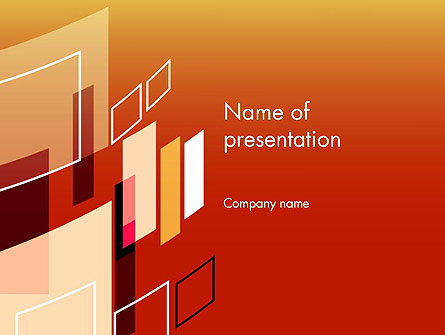 Abstract Floating Rectangles Presentation Template, Master Slide