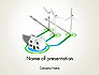 Wind Turbines Powering House slide 1