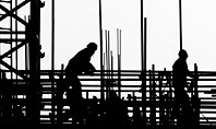 Construction Workers Silhouettes Presentation Template