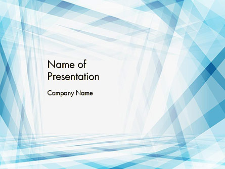 Creative Abstract Blue Presentation Template, Master Slide