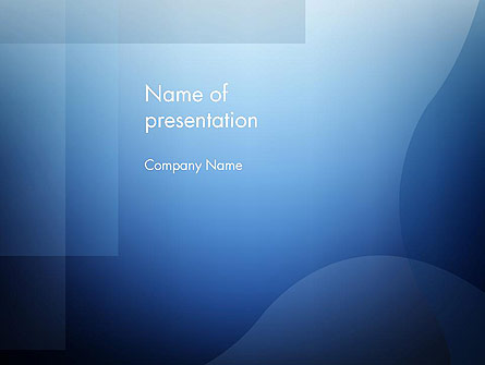 Blue Transparent Layers Presentation Template, Master Slide