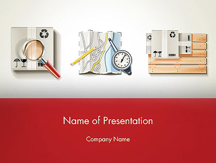 Packaging and Delivering Presentation Template, Master Slide