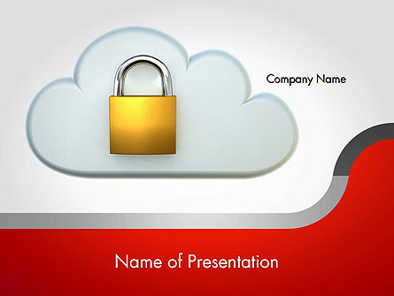 Protected Cloud Data Presentation Template, Master Slide