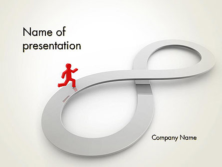 Infinity Run Presentation Template, Master Slide