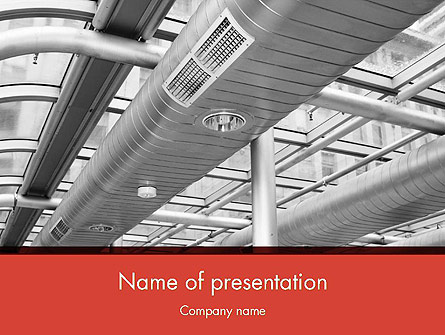 Air Conditioning Presentation Template, Master Slide