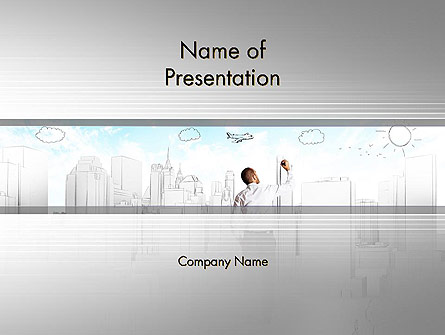 Creating Future Presentation Template, Master Slide