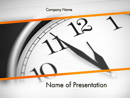 Five Minutes to Twelve Presentation Template, Master Slide