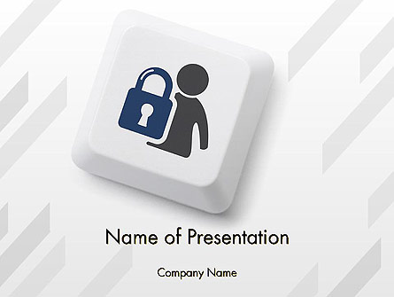 Online Privacy Presentation Template, Master Slide