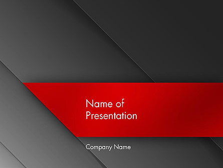 Austere Presentation Template, Master Slide