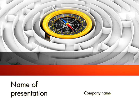 Business Orientation Presentation Template, Master Slide