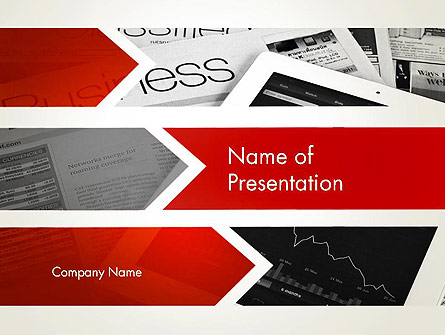 Forward Oriented Presentation Template, Master Slide