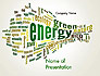 Green Energy Word Cloud slide 1