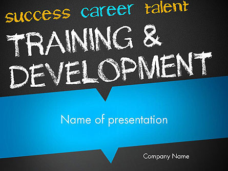 Training and Development Presentation Template, Master Slide