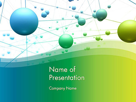 Abstract 3D Bubble Diagram Presentation Template, Master Slide