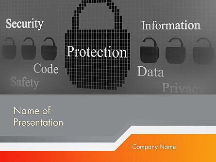 Data Security and Protection Presentation Template, Master Slide