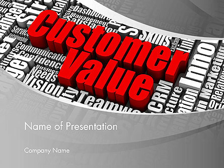 Customer Value Presentation Template, Master Slide