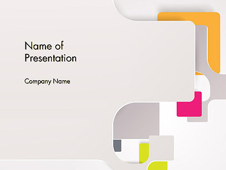 Abstract Application of Paper Presentation Template, Master Slide