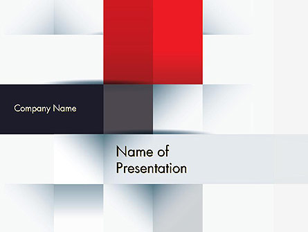 Abstract Square Theme Presentation Template, Master Slide
