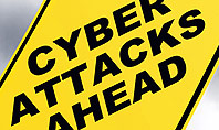 Cyber Attacks Sign Presentation Template