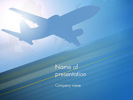 Airport Transfer Presentation Template, Master Slide
