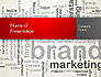 Brand Marketing Word Cloud slide 1