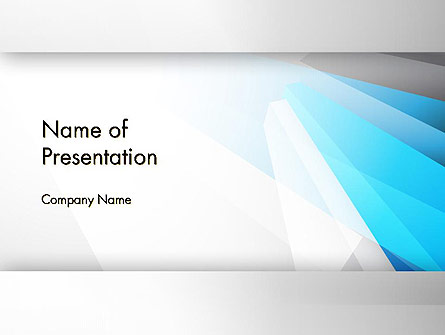 Light Abstract Geometric Presentation Template, Master Slide