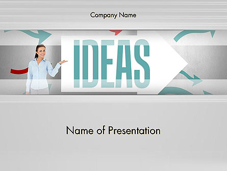 Ideas Presentation Presentation Template, Master Slide