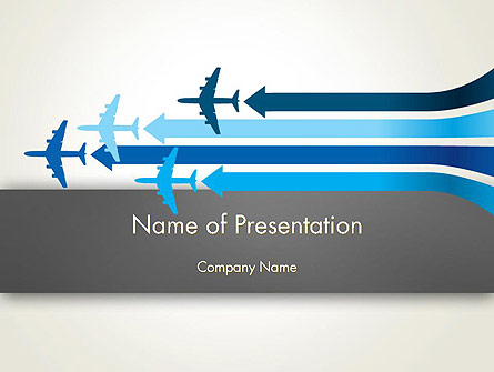 Aerial Transport Presentation Template, Master Slide