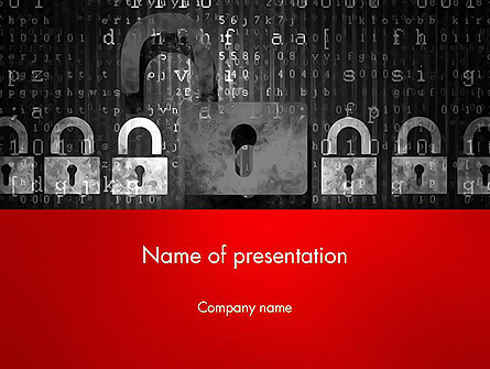 Data Security and Privacy Presentation Template, Master Slide