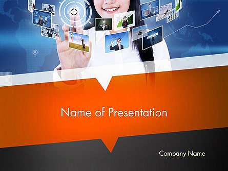 Social Trends Presentation Template, Master Slide