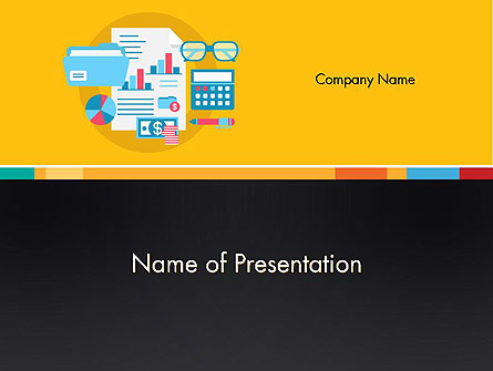 Accounting Icons Presentation Template, Master Slide