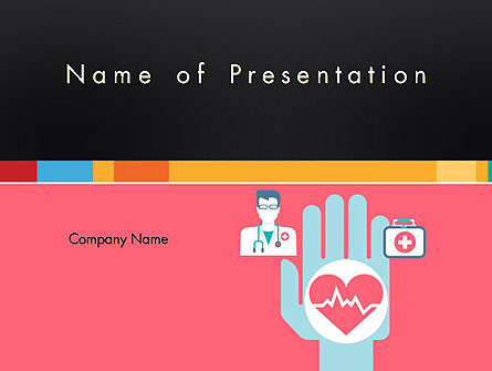 Medical Icons Presentation Template, Master Slide