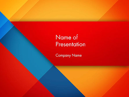 Geometric Colorful Pattern Presentation Template, Master Slide