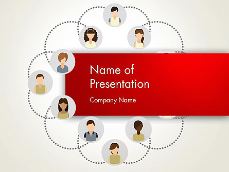 Networking Group Presentation Template, Master Slide