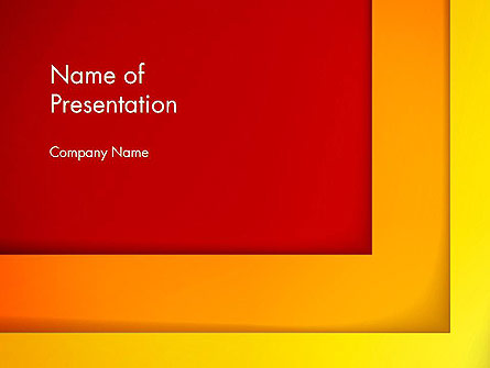 Frame Corner Presentation Template, Master Slide