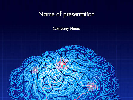 Brain Map Presentation Template, Master Slide