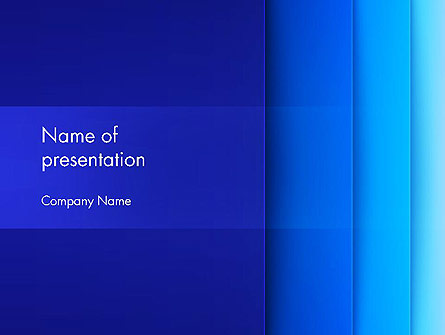 Abstract Blue Vertical Gradient Layers Presentation Template, Master Slide