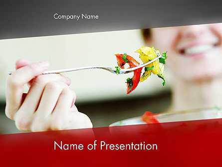 Becoming Vegetarian Presentation Template, Master Slide