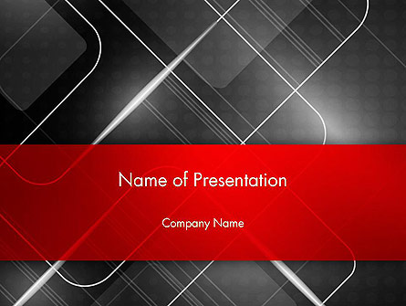 Abstract Pattern on Metal Presentation Template, Master Slide