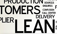 Lean Services Word Cloud Presentation Template