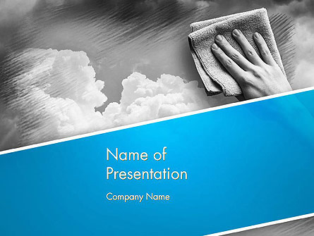 Air Cleaning Concept Presentation Template, Master Slide