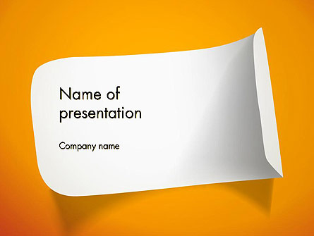 Sticker Presentation Template, Master Slide