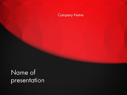 Black and Red Presentation Template, Master Slide
