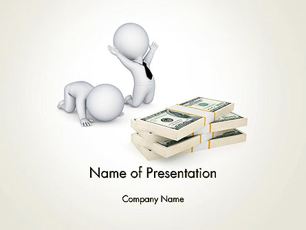 3D Small People and Dollar Packs Presentation Template, Master Slide
