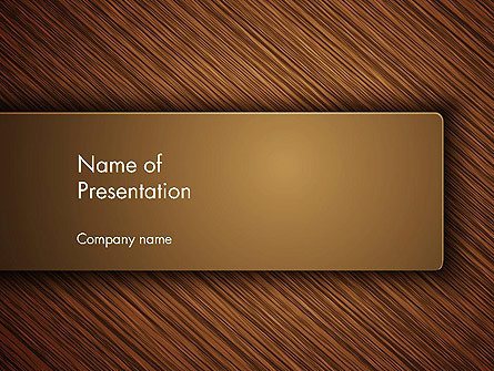 Wooden Background Presentation Template, Master Slide