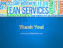 Lean Services Colored Word Cloud slide 20