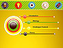 Yellow Background with Icons PowerPoint slide 3
