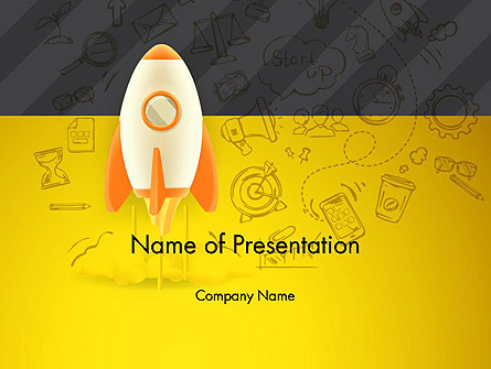 Startup Project Launch Presentation Template, Master Slide