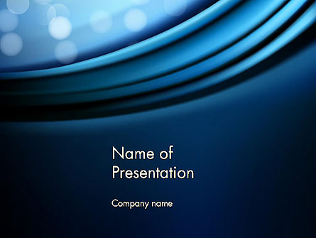 Abstract Curtain Waves Presentation Template, Master Slide