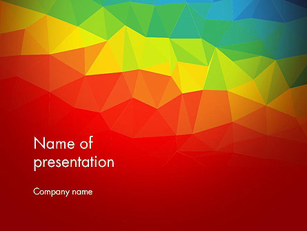 Abstract Polygon Presentation Template, Master Slide